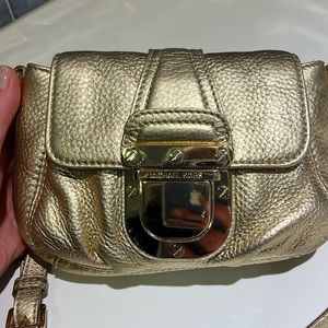 Perfect gold bag 8x6x2